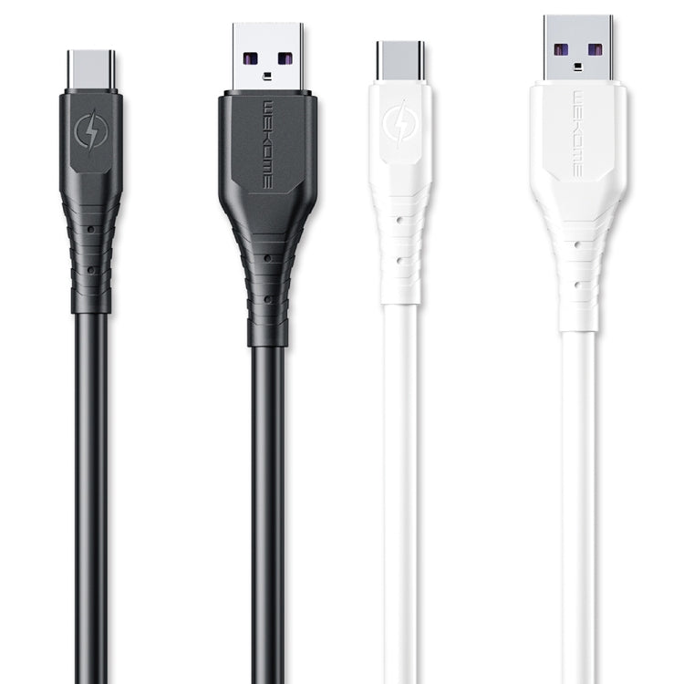 WK WDC-152 6A Type-C / USB-C Fast Charging Data Cable, Length: 3m (White) - USB-C & Type-C Cable by WK | Online Shopping South Africa | PMC Jewellery | Buy Now Pay Later Mobicred