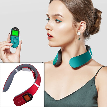 REMAX LIFE PANGAO Smart Shoulder and Neck Massager Pulse Neck Physiotherapy Instrument (Red) - Massage & Relaxation by REMAX | Online Shopping South Africa | PMC Jewellery | Buy Now Pay Later Mobicred