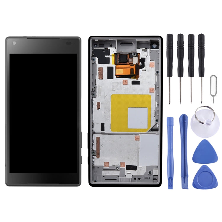 OEM LCD Screen for Sony Xperia Z5 Compact / E5803 / E5823 / Z5 mini Digitizer Full Assembly with Frame(Black) - LCD Screen by PMC Jewellery | Online Shopping South Africa | PMC Jewellery