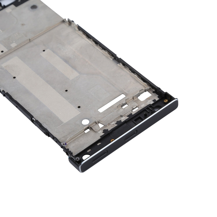for Sony Xperia XA1 Front Housing LCD Frame Bezel Plate(Black) - Frame Bezel Plate by PMC TechLife | Online Shopping South Africa | PMC TechLife