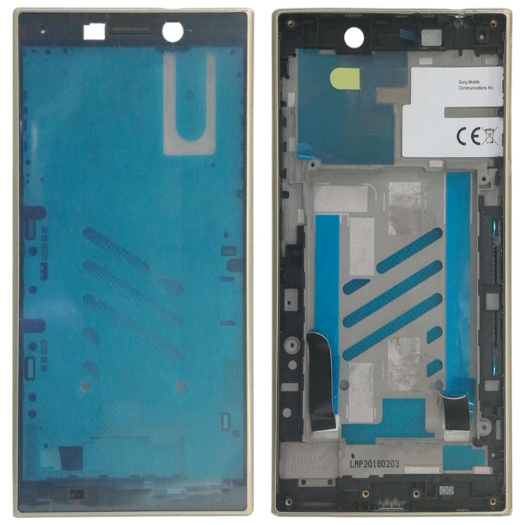 Front Housing LCD Frame Bezel for Sony Xperia L2 (Gold) - Frame Bezel Plate by PMC TechLife | Online Shopping South Africa | PMC TechLife