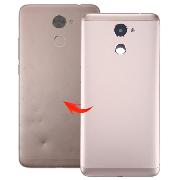 for Huawei Enjoy 7 Plus / Y7 Prime (2017) / Nova Lite Plus Back Cover(Gold) - Back Cover by PMC TechLife | Online Shopping South Africa | PMC TechLife