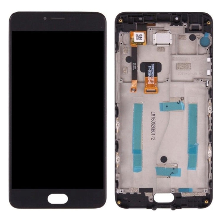 TFT LCD Screen for Meizu M3 Note / Meilan Note 3 CN Digitizer Full Assembly with Frame(Black) - LCD Screen by PMC Jewellery | Online Shopping South Africa | PMC Jewellery