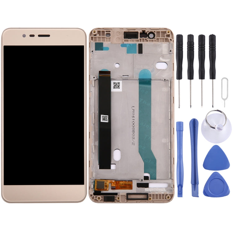 OEM LCD Screen for Asus ZenFone 3 Max / ZC520TL / X008D Digitizer Full Assembly with Frame（Gold) - LCD Screen by PMC Jewellery | Online Shopping South Africa | PMC Jewellery