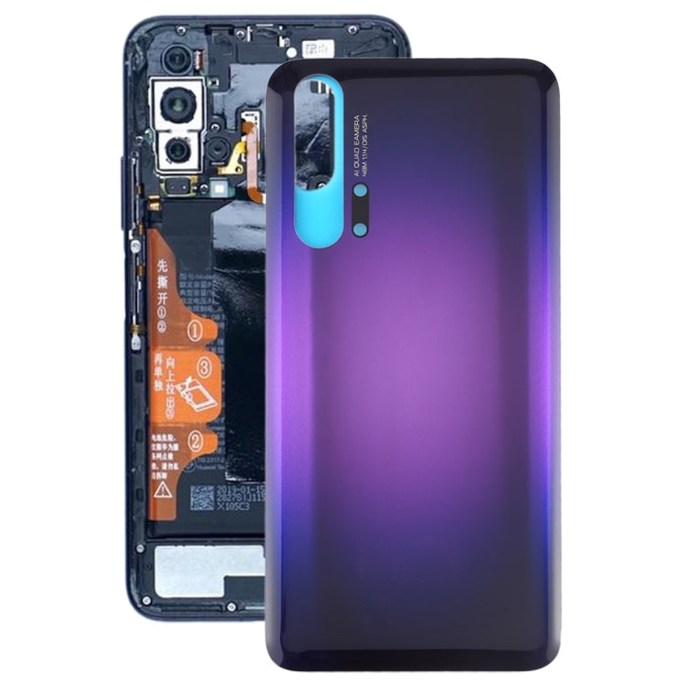 Battery Back Cover for Huawei Honor 20 Pro(Purple) - Back Cover by PMC TechLife | Online Shopping South Africa | PMC TechLife