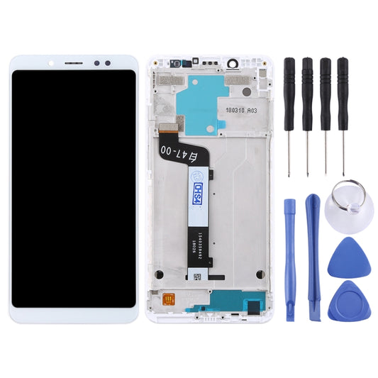 TFT LCD Screen for Xiaomi Redmi Note 5 / Note 5 Pro Digitizer Full Assembly with Frame(White) - LCD Screen by PMC Jewellery | Online Shopping South Africa | PMC Jewellery