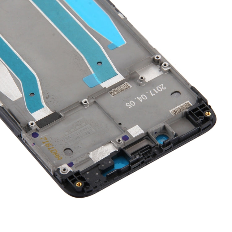 For Xiaomi Redmi 4X Front Housing LCD Frame Bezel(Black) - Frame Bezel Plate by PMC TechLife | Online Shopping South Africa | PMC TechLife