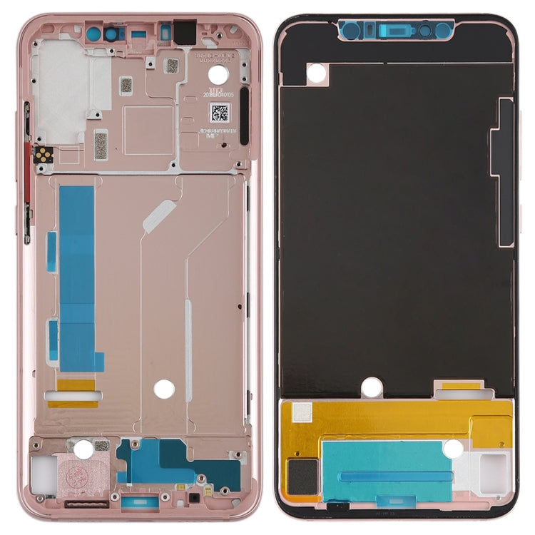 Middle Frame Bezel with Side Keys for Xiaomi Mi 8 (Rose Gold) - Frame Bezel Plate by PMC Jewellery | Online Shopping South Africa | PMC Jewellery