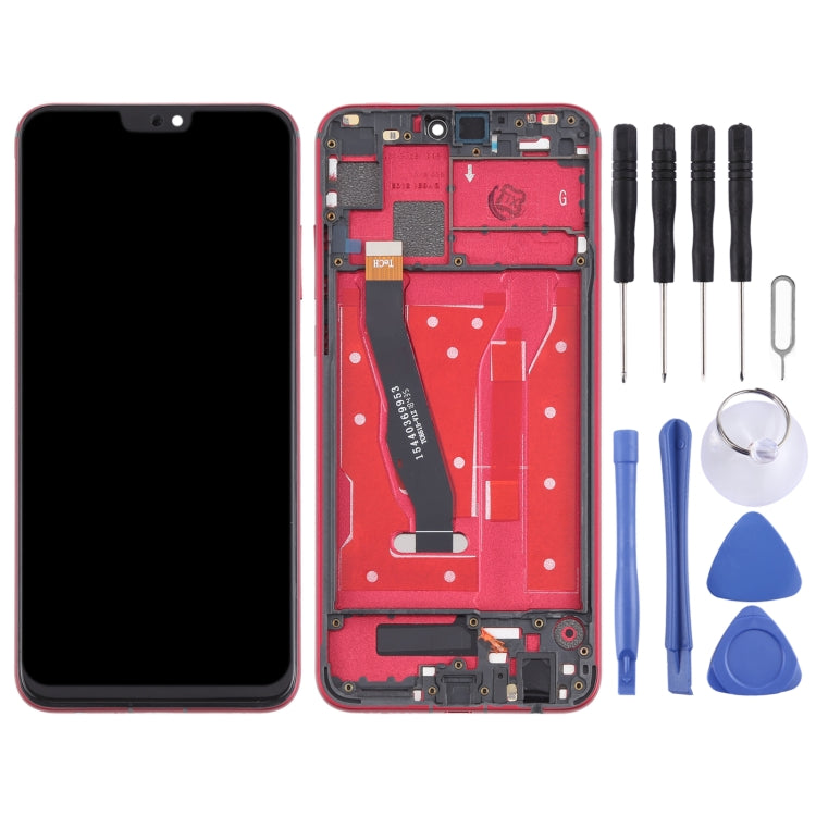 OEM LCD Screen for Huawei Honor 8X Digitizer Full Assembly with Frame(Red) - LCD Screen by PMC Jewellery | Online Shopping South Africa | PMC Jewellery