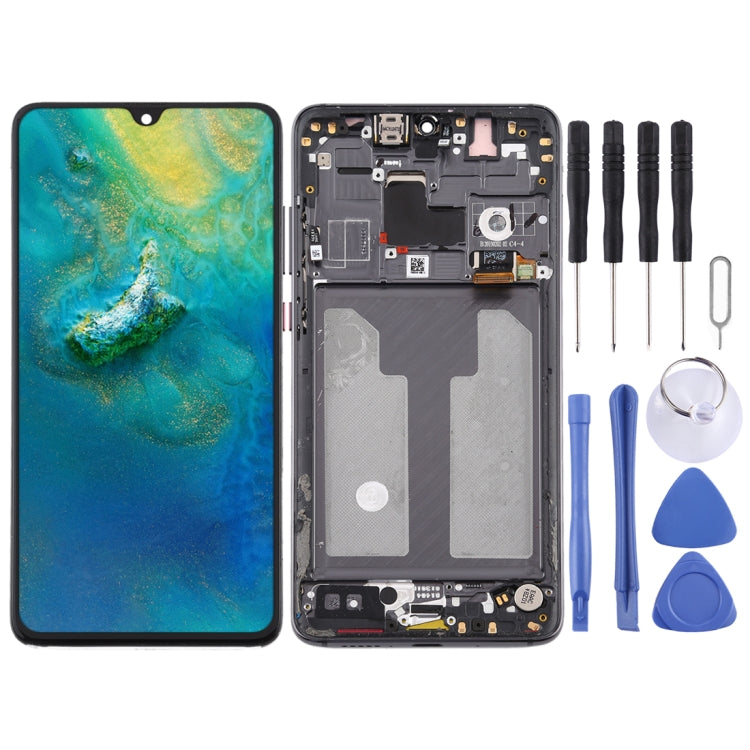 Original OLED LCD Screen for Huawei Mate 20 Digitizer Full Assembly with Frame(Black) - LCD Screen by PMC TechLife | Online Shopping South Africa | PMC TechLife