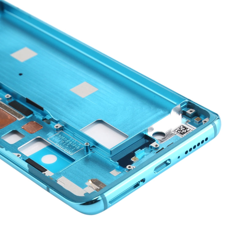 Front Housing LCD Frame Bezel Plate for Xiaomi Mi 10 5G / Mi 10 Pro 5G(Blue) - Frame Bezel Plate by PMC TechLife | Online Shopping South Africa | PMC TechLife