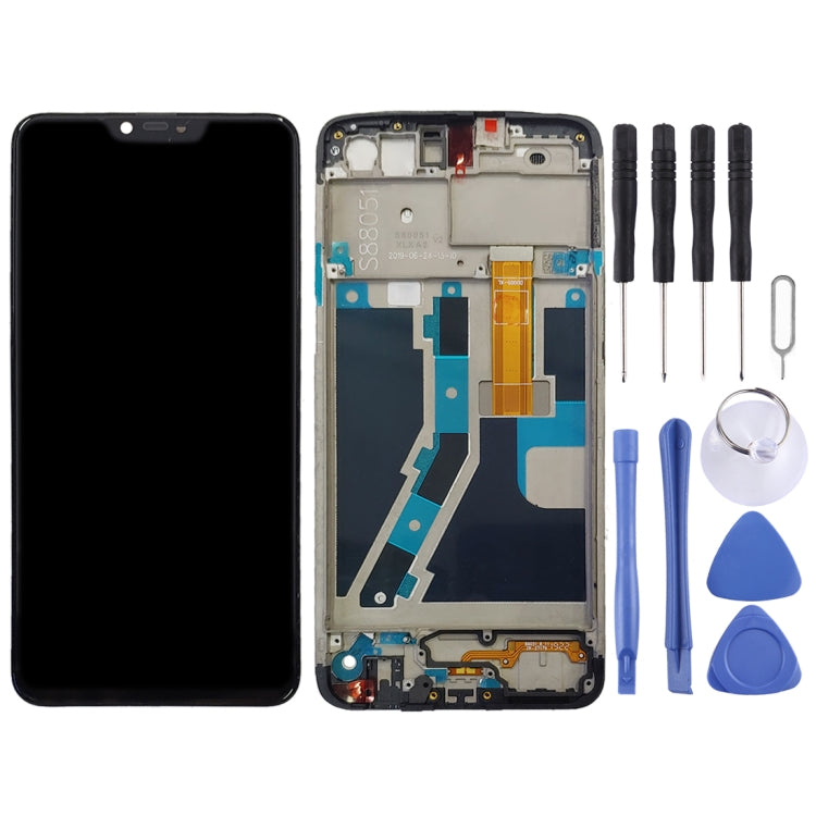 TFT LCD Screen for OPPO A5 / A3s Digitizer Full Assembly with Frame (Black) - LCD Screen by PMC Jewellery | Online Shopping South Africa | PMC Jewellery