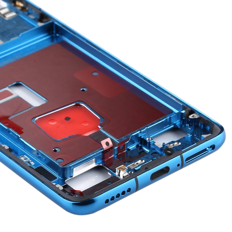 Original Middle Frame Bezel Plate with Side Keys for Huawei P40(Blue) - Full Housing Cover by PMC TechLife | Online Shopping South Africa | PMC TechLife
