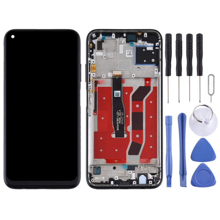 OEM LCD Screen for Huawei Nova 6 SE Digitizer Full Assembly with Frame(Black) - LCD Screen by PMC Jewellery | Online Shopping South Africa | PMC Jewellery