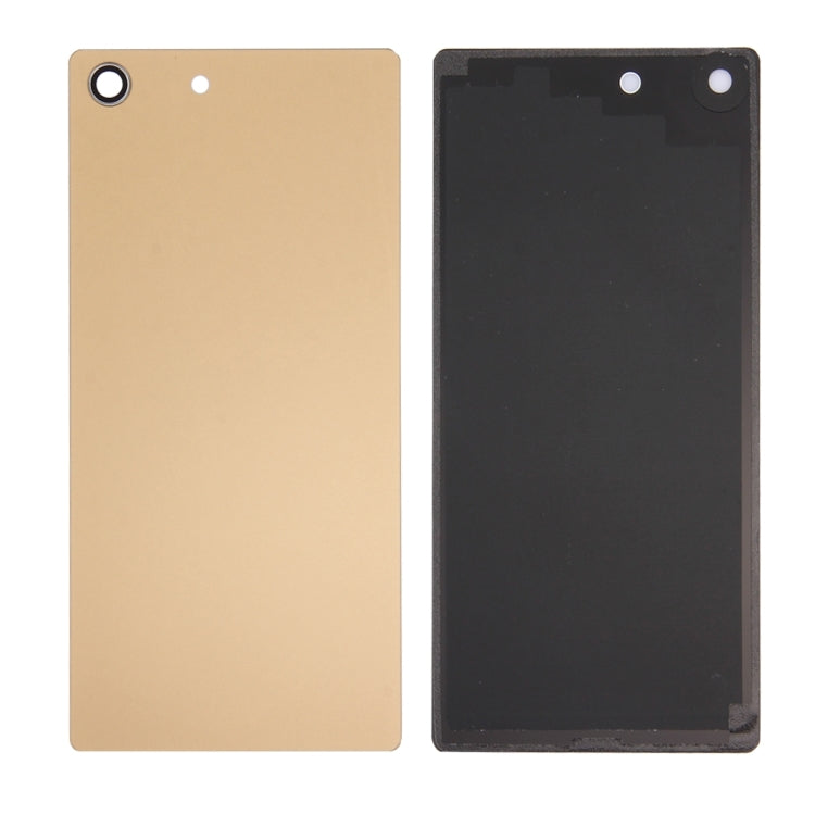 Back Battery Cover for Sony Xperia M5 (Gold) - Back Cover by PMC TechLife | Online Shopping South Africa | PMC TechLife