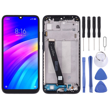 TFT LCD Screen for Xiaomi Redmi 7 Digitizer Full Assembly with Frame(Black) - LCD Screen by PMC Jewellery | Online Shopping South Africa | PMC Jewellery