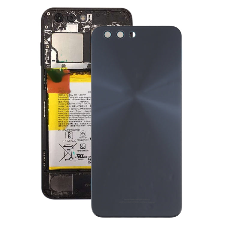 Battery Back Cover with Camera Lens & Side Keys for Asus ZenFone 4 ZE554KL(Blue) - Back Cover by PMC TechLife | Online Shopping South Africa | PMC TechLife