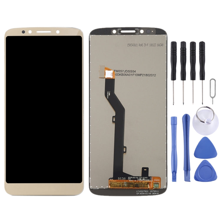 TFT LCD Screen for Motorola Moto G6 Play with Digitizer Full Assembly (Gold) - LCD Screen by PMC Jewellery | Online Shopping South Africa | PMC Jewellery