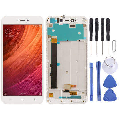 TFT LCD Screen for Xiaomi Redmi Note 5A Digitizer Full Assembly with Frame(White) - LCD Screen by PMC Jewellery | Online Shopping South Africa | PMC Jewellery