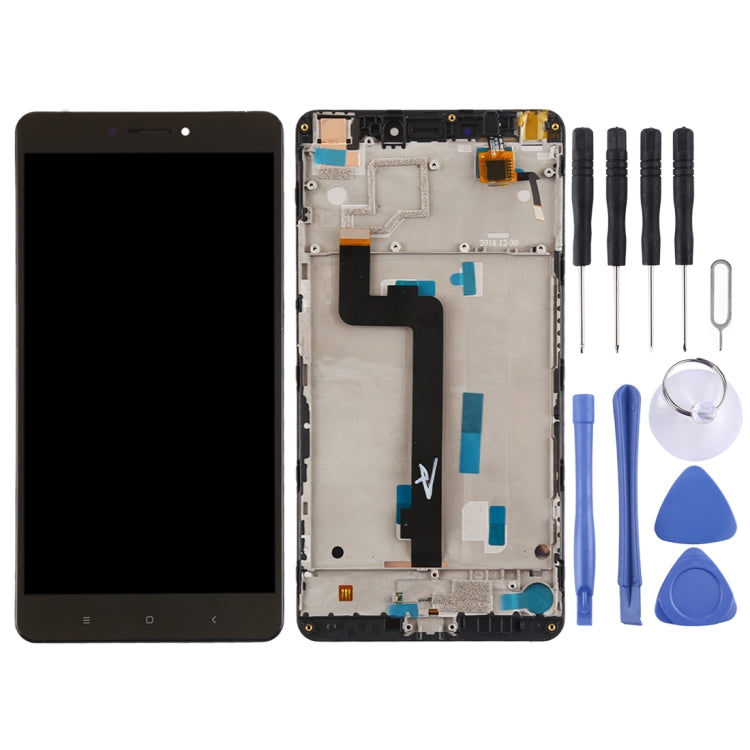 TFT LCD Screen for Xiaomi Mi Max Digitizer Full Assembly with Frame(Black) - LCD Screen by PMC Jewellery | Online Shopping South Africa | PMC Jewellery