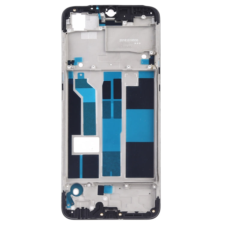 For OPPO F9 / A7X Front Housing LCD Frame Bezel Plate (Black) - Frame Bezel Plate by PMC TechLife | Online Shopping South Africa | PMC TechLife