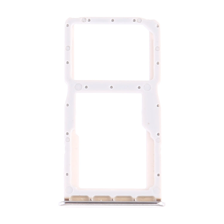 SIM Card Tray + SIM Card Tray / Micro SD Card Tray for Huawei P30 Lite (White) - Card Socket by PMC Jewellery | Online Shopping South Africa | PMC Jewellery