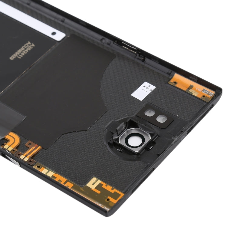 Back Cover with Camera Lens for Blackberry Priv (US Version)(Black) - For BlackBerry by PMC TechLife | Online Shopping South Africa | PMC TechLife