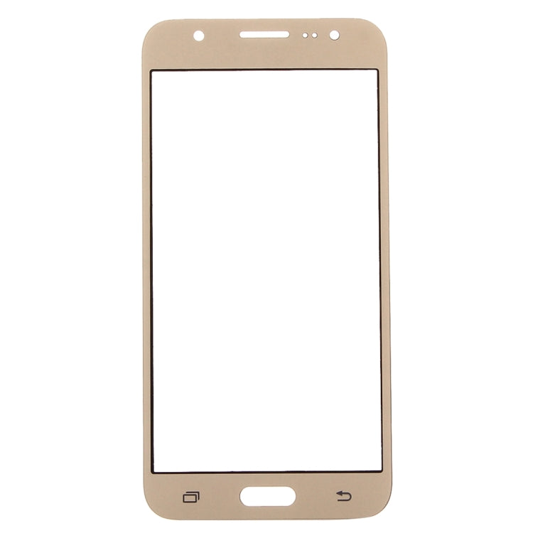 For Galaxy J5 / J500 Front Screen Outer Glass Lens (Gold) - Outer Glass Lens by PMC Jewellery | Online Shopping South Africa | PMC Jewellery