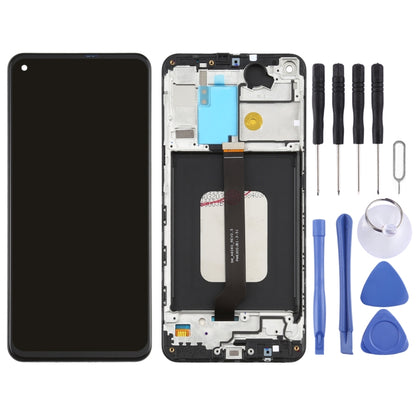 Original PLS TFT LCD Screen for Galaxy M40 Digitizer Full Assembly with Frame - LCD Screen by PMC Jewellery | Online Shopping South Africa | PMC Jewellery