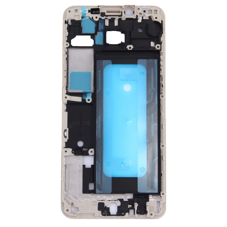 For Galaxy C5 / C5000 Front Housing LCD Frame Bezel Plate (Gold) - Frame Bezel Plate by PMC TechLife | Online Shopping South Africa | PMC TechLife