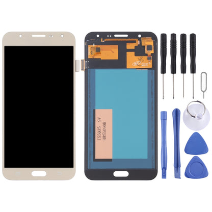 TFT Material LCD Screen and Digitizer Full Assembly for Galaxy J7 (2015) / J700F, J700F/DS, J700H/DS, J700M, J700M/DS, J700T, J700P(Gold) - LCD Screen by PMC Jewellery | Online Shopping South Africa | PMC Jewellery