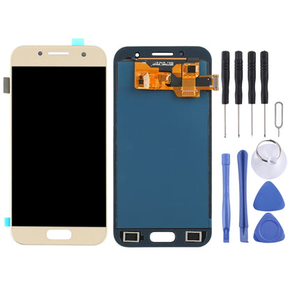 TFT LCD Screen for Galaxy A3 (2017), A320FL, A320F, A320F/DS, A320Y/DS, A320Y With Digitizer Full Assembly (Gold) - LCD Screen by PMC Jewellery | Online Shopping South Africa | PMC Jewellery