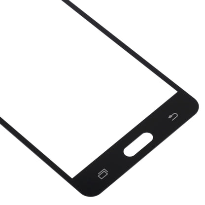 For Samsung Galaxy J3 Pro / J3110 10pcs Front Screen Outer Glass Lens (Black) - Outer Glass Lens by PMC Jewellery | Online Shopping South Africa | PMC Jewellery