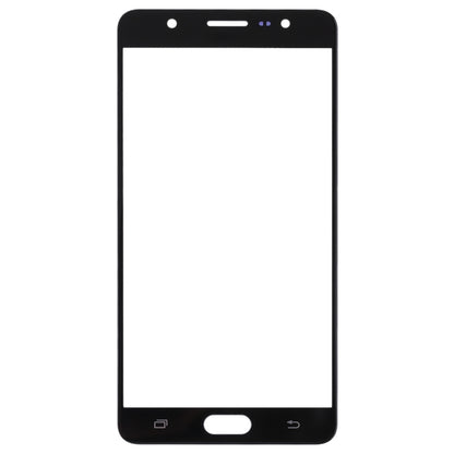 For Samsung Galaxy J7 Max 10pcs Front Screen Outer Glass Lens (Black) - Outer Glass Lens by PMC Jewellery | Online Shopping South Africa | PMC Jewellery