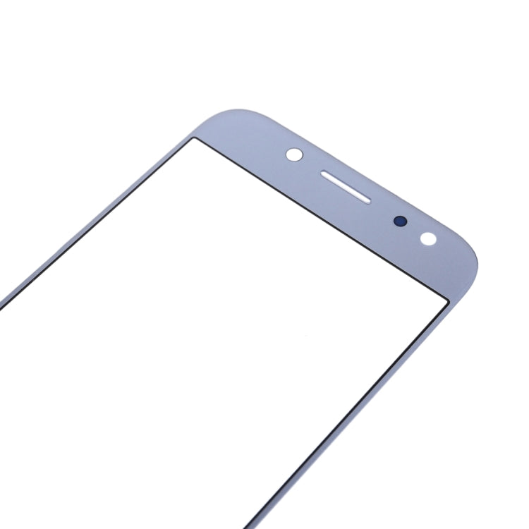 For Samsung Galaxy J5 (2017) / J530 10pcs Front Screen Outer Glass Lens (Blue) - Outer Glass Lens by PMC Jewellery | Online Shopping South Africa | PMC Jewellery