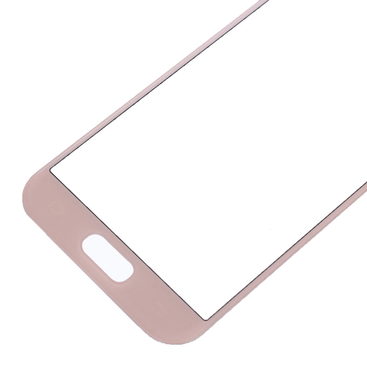 For Samsung Galaxy A5 (2017) / A520 10pcs Front Screen Outer Glass Lens (Pink) - Outer Glass Lens by PMC Jewellery | Online Shopping South Africa | PMC Jewellery