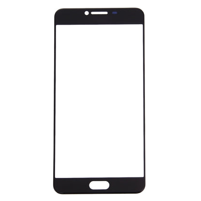 For Samsung Galaxy C7 10pcs Front Screen Outer Glass Lens (Black) - Outer Glass Lens by PMC Jewellery | Online Shopping South Africa | PMC Jewellery
