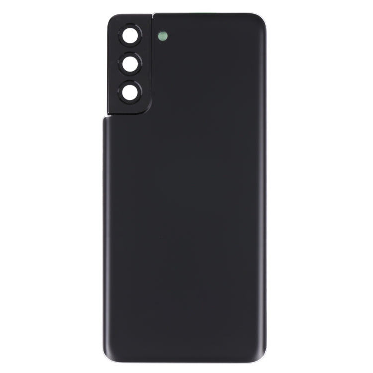 For Samsung Galaxy S21+ 5G Battery Back Cover with Camera Lens Cover (Black) - Back Cover by PMC Jewellery | Online Shopping South Africa | PMC Jewellery