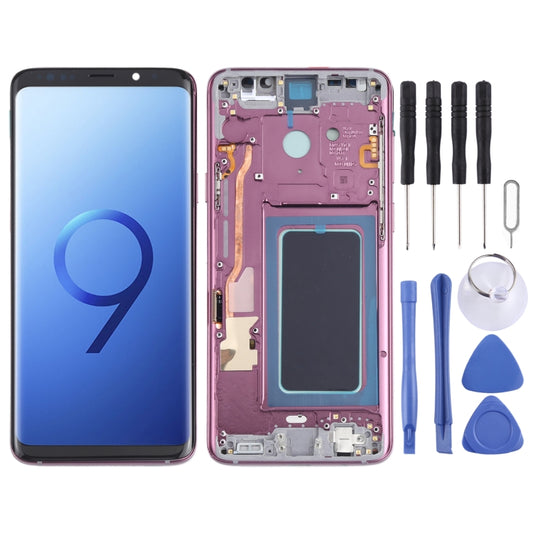 OLED LCD Screen for Samsung Galaxy S9+ SM-G965 Digitizer Full Assembly with Frame (Purple) - LCD Screen by PMC Jewellery | Online Shopping South Africa | PMC Jewellery