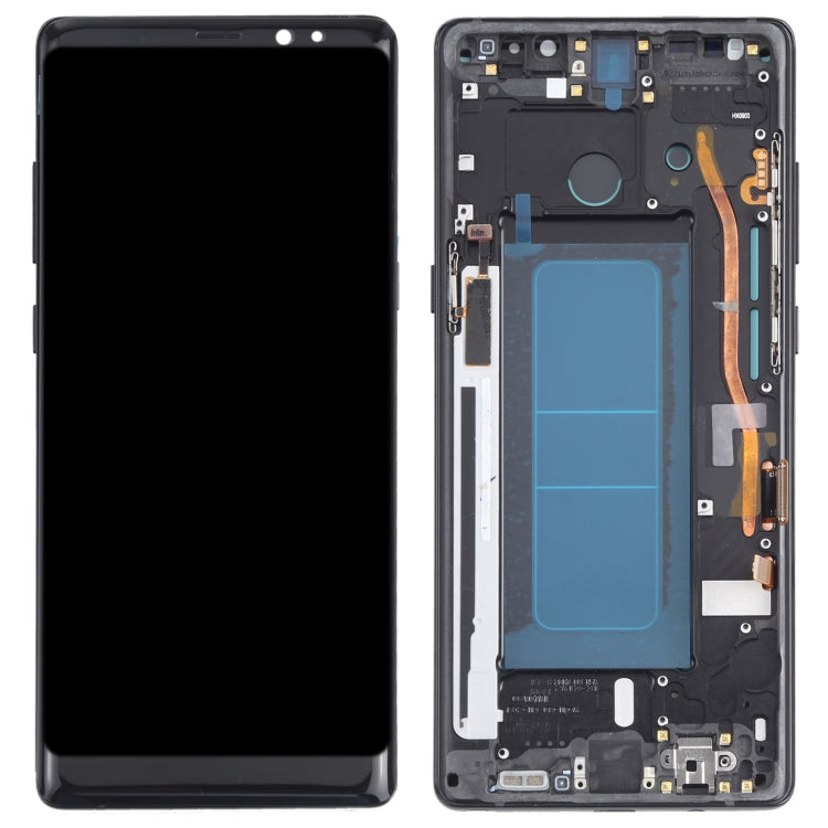 OLED LCD Screen for Samsung Galaxy Note 8 SM-N950 Digitizer Full Assembly with Frame (Black) - LCD Screen by PMC Jewellery | Online Shopping South Africa | PMC Jewellery