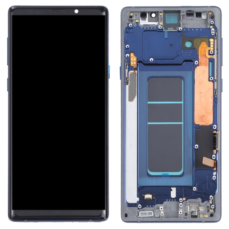 OLED LCD Screen for Samsung Galaxy Note9 SM-N960 Digitizer Full Assembly with Frame (Blue) - LCD Screen by PMC Jewellery | Online Shopping South Africa | PMC Jewellery