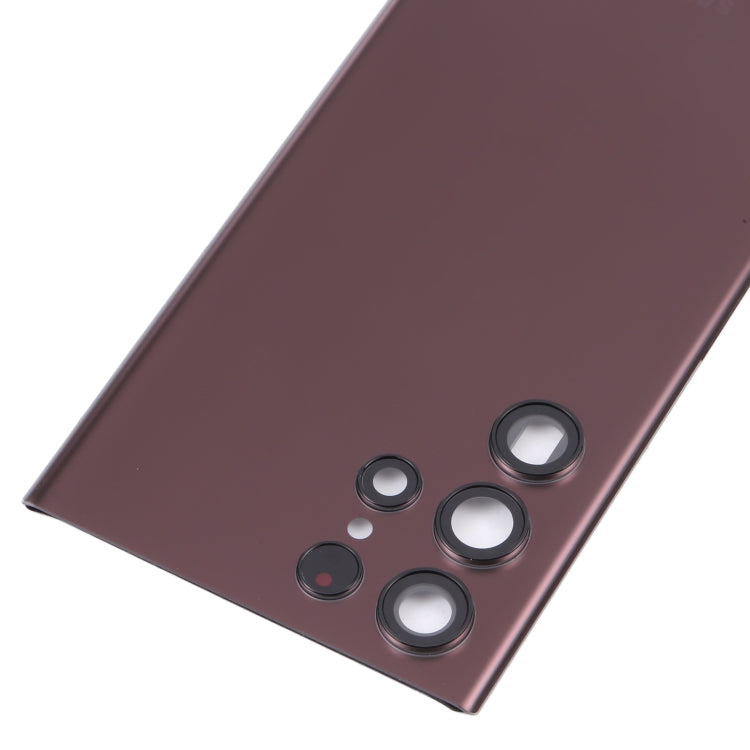 For Samsung Galaxy S22 Ultra 5G SM-S908B Battery Back Cover with Camera Lens Cover (Purple) - Back Cover by PMC Jewellery | Online Shopping South Africa | PMC Jewellery