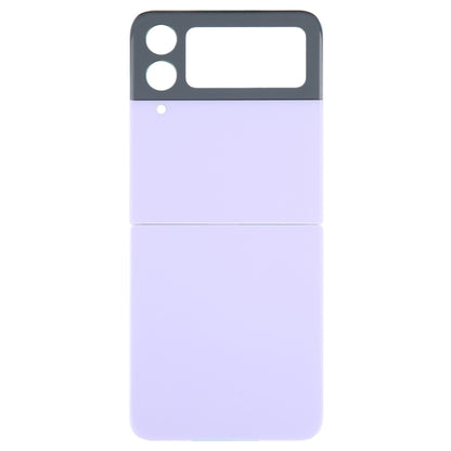 For Samsung Galaxy Z Flip4 SM-F721B Battery Back Cover with Camera Lens Cover(Purple) - Back Cover by PMC Jewellery | Online Shopping South Africa | PMC Jewellery