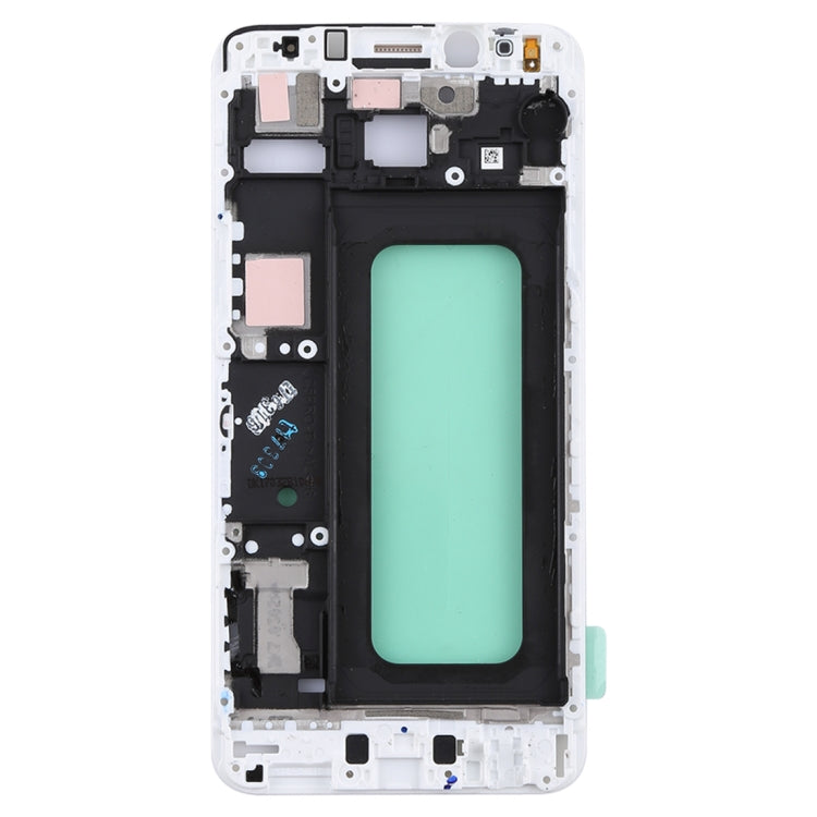 For Galaxy C5 Pro Front Housing LCD Frame Bezel (White) - free shipping - PMC TechLife - Order now!
