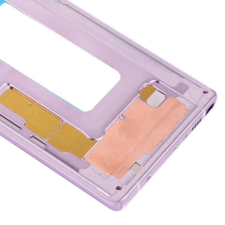 For Samsung Galaxy Note9 SM-N960F/DS, SM-N960U, SM-N9600/DS  Middle Frame Bezel Plate with Side Keys (Purple) - Frame Bezel Plate by PMC Jewellery | Online Shopping South Africa | PMC Jewellery