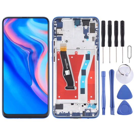 LCD Screen and Digitizer Full Assembly with Frame for Huawei Y9 Prime (2019)(Blue) - LCD Screen by PMC Jewellery | Online Shopping South Africa | PMC Jewellery