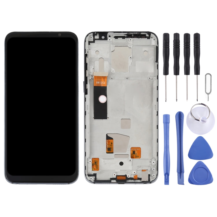 TFT LCD Screen for Meizu 16th Digitizer Full Assembly with Frame, Not Supporting Fingerprint Identification(Black) - LCD Screen by PMC Jewellery | Online Shopping South Africa | PMC Jewellery