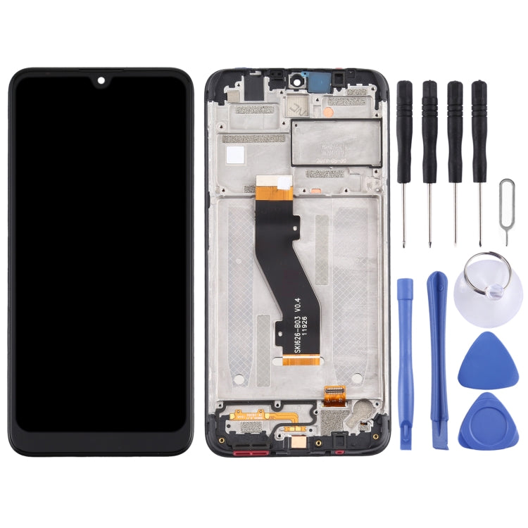 TFT LCD Screen for Nokia 3.2 Digitizer Full Assembly with Frame (Black) - free shipping - PMC TechLife - Order now!
