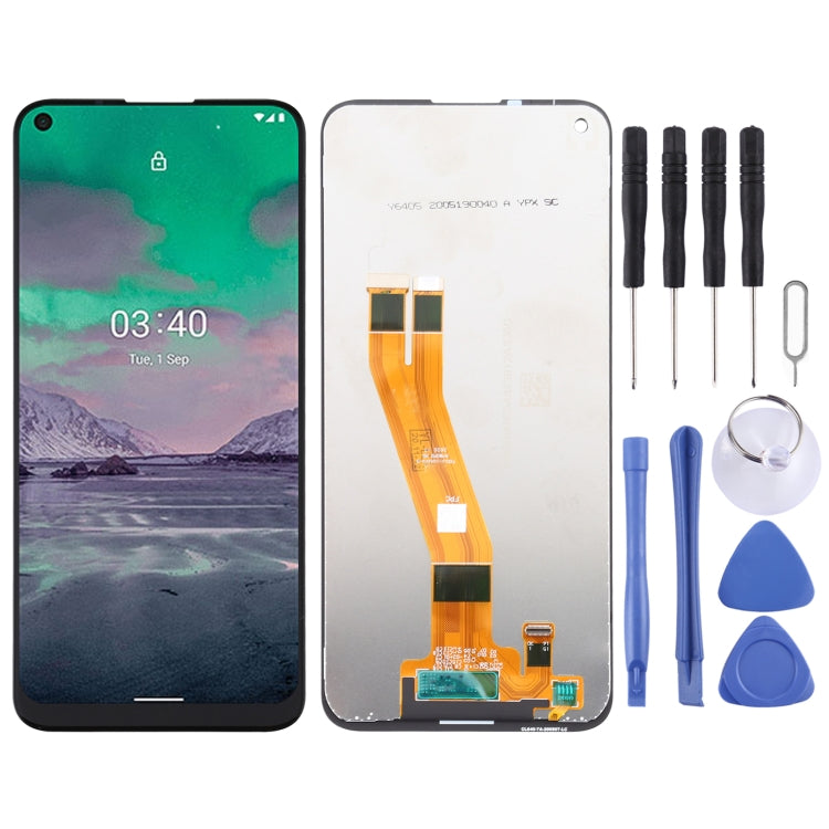 TFT LCD Screen for Nokia 3.4 with Digitizer Full Assembly (Black) - free shipping - PMC TechLife - Order now!