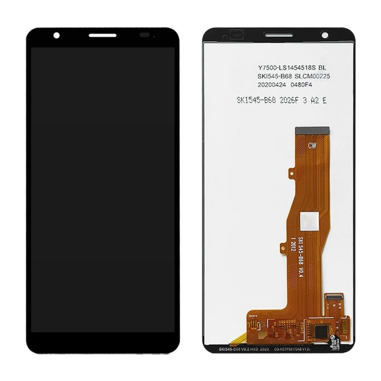 OEM LCD Screen for ZTE Blade A3 2020 with Digitizer Full Assembly (Black) - free shipping - PMC TechLife - Order now!